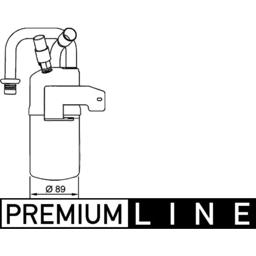 Vysúšač klimatizácie AD 274 000P /MAHLE/ - obr. 2