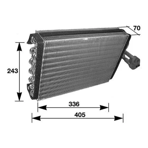 Výparník klimatizácie AE 36 000S /MAHLE/ - obr. 1