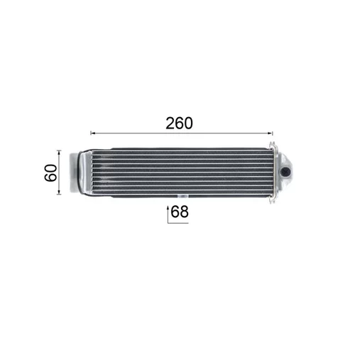 Chladič plniaceho vzduchu CI 481 000P /MAHLE/ - obr. 11