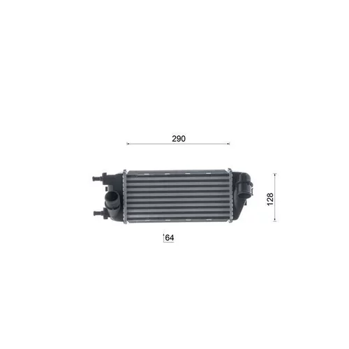 Chladič plniaceho vzduchu CI 691 000S /MAHLE/ - obr. 9