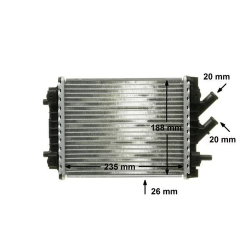 Chladič motora CR 1024 000P /MAHLE/ - obr. 14