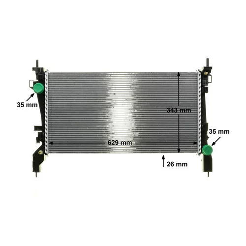 Chladič motora CR 1131 000P /MAHLE/ - obr. 15