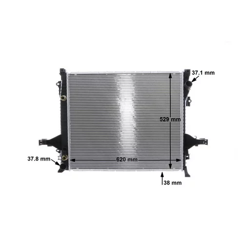 Chladič motora CR 1191 000S /MAHLE/ - obr. 13