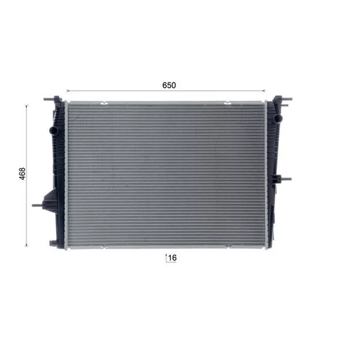 Chladič motora CR 1197 000S /MAHLE/ - obr. 20