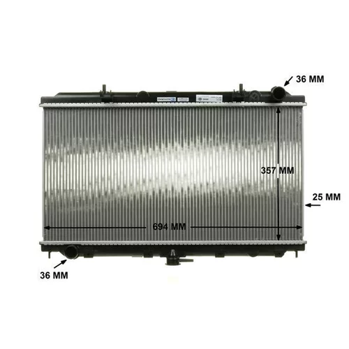 Chladič motora CR 138 000S /MAHLE/ - obr. 15