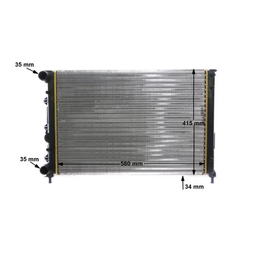 Chladič motora CR 1411 000S /MAHLE/ - obr. 11