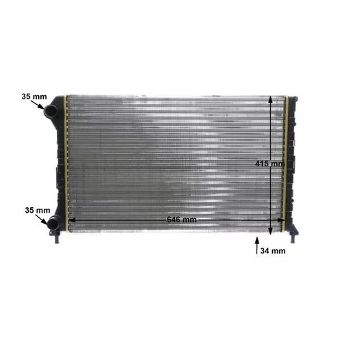 Chladič motora CR 1447 000S /MAHLE/ - obr. 12