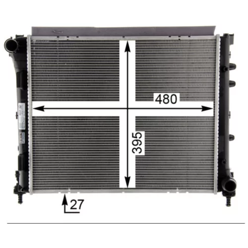 Chladič motora CR 1586 000P /MAHLE/ - obr. 16
