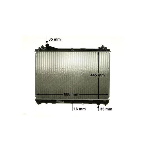 Chladič motora CR 1873 000S /MAHLE/ - obr. 15