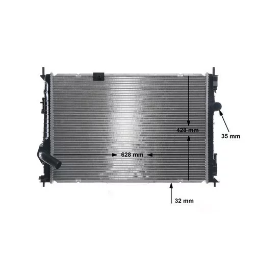Chladič motora CR 2058 000S /MAHLE/ - obr. 11