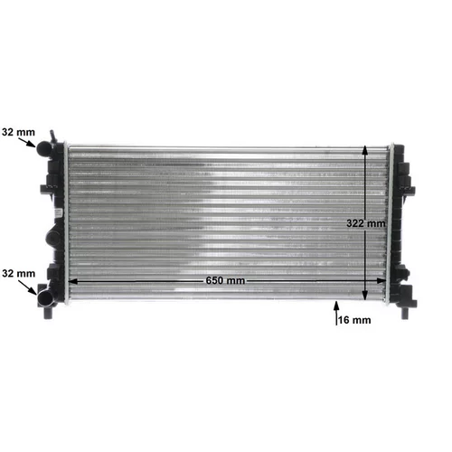 Chladič motora CR 2081 000S /MAHLE/ - obr. 12