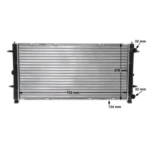 Chladič motora CR 398 000S /MAHLE/ - obr. 21