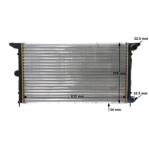 Chladič motora CR 641 000S /MAHLE/ - obr. 18