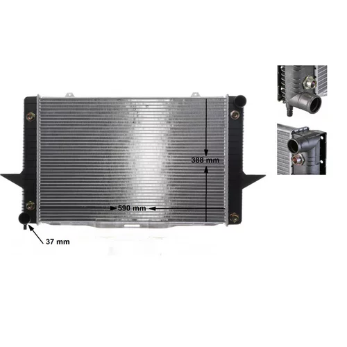 Chladič motora MAHLE CR 764 000S