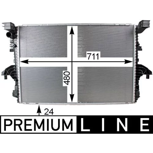 Chladič motora MAHLE CR 805 000P