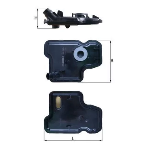 Hydraulický filter automatickej prevodovky MAHLE HX 395