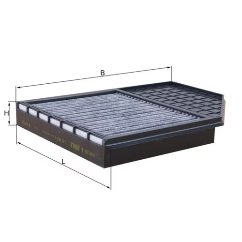 Filter vnútorného priestoru LAK 863/1 /MAHLE/ - obr. 2