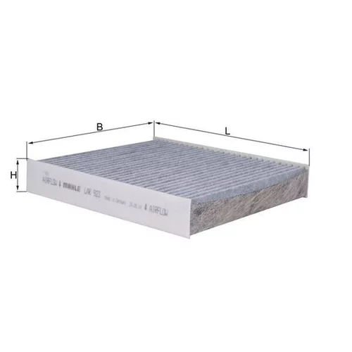 Filter vnútorného priestoru LAK 923 /MAHLE/ - obr. 2