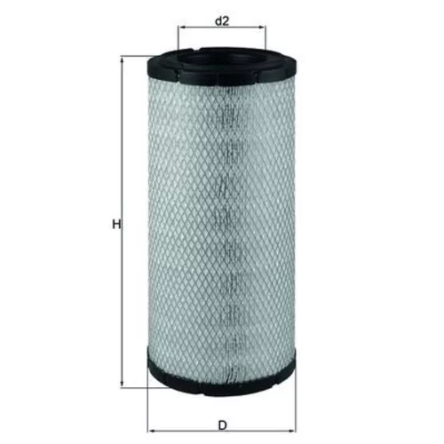 Vzduchový filter MAHLE LX 3596