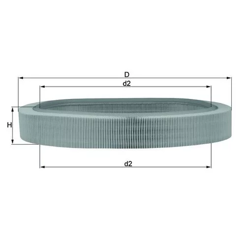 Vzduchový filter MAHLE LX 638