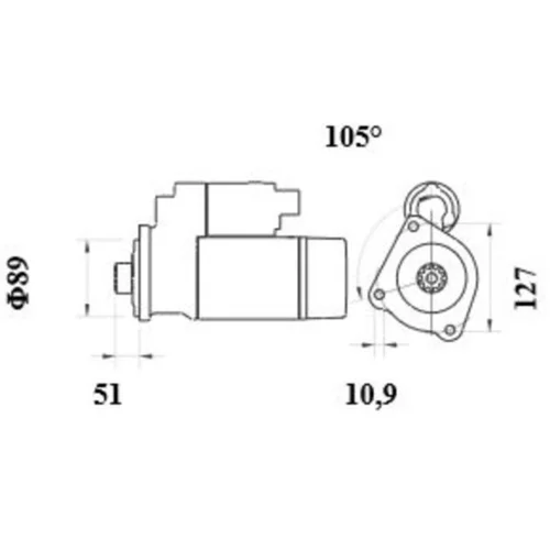 Štartér MS 1001 /MAHLE/ - obr. 1