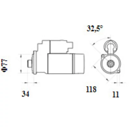 Štartér MS 1152 /MAHLE/ - obr. 1