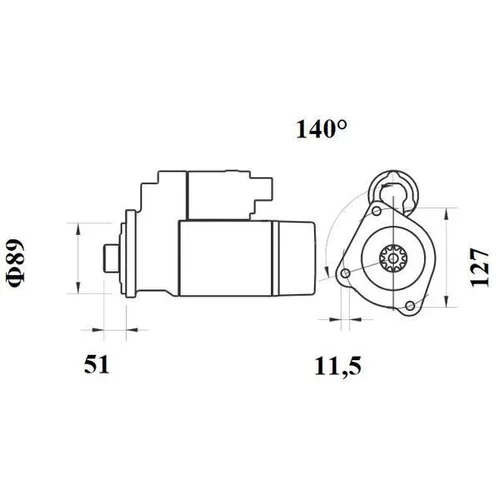Štartér MS 769 /MAHLE/ - obr. 4