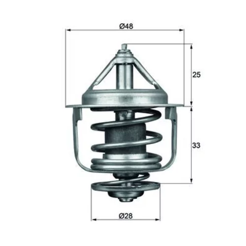 Termostat chladenia MAHLE TX 87 77D