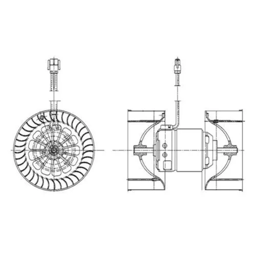 Vnútorný ventilátor AB 55 000P /MAHLE/ - obr. 1