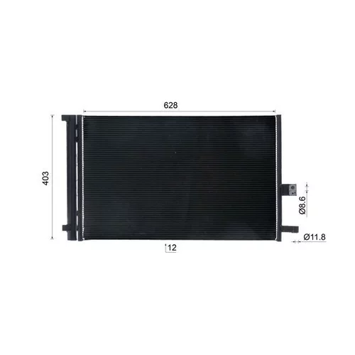 Kondenzátor klimatizácie AC 1065 000S /MAHLE/ - obr. 9