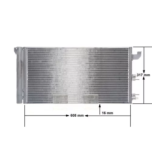 Kondenzátor klimatizácie AC 710 000S /MAHLE/ - obr. 12
