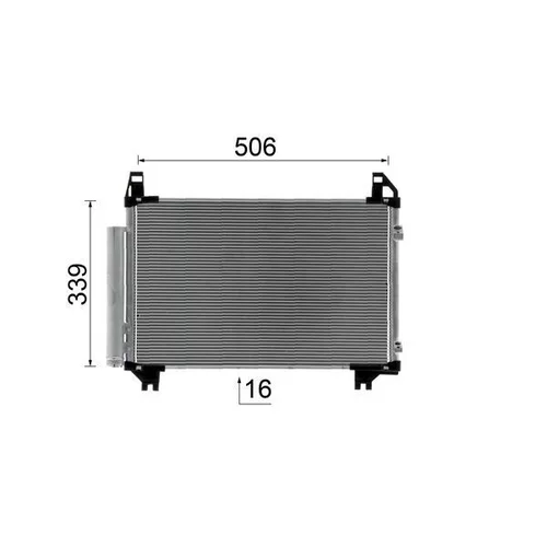 Kondenzátor klimatizácie AC 800 000S /MAHLE/ - obr. 9