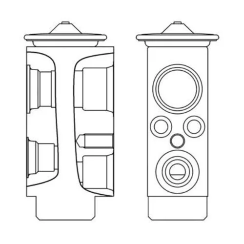 Expanzný ventil klimatizácie AVE 6 000S /MAHLE/ - obr. 1