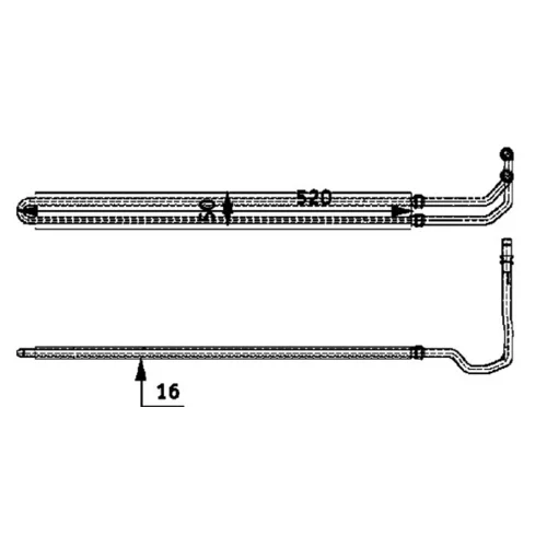 Chladič oleja riadenia CLC 53 000P /MAHLE/ - obr. 2