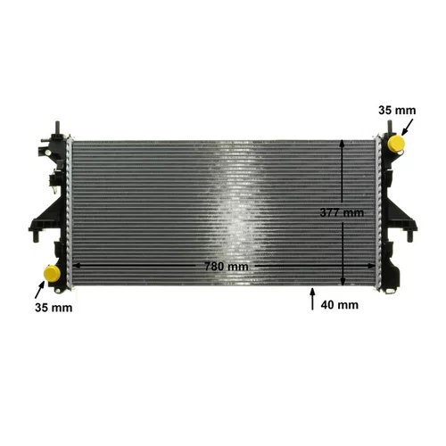 Chladič motora CR 1069 000P /MAHLE/ - obr. 10