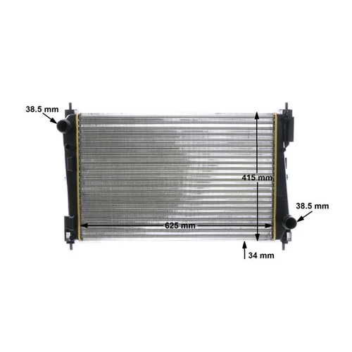 Chladič motora CR 1111 000S /MAHLE/ - obr. 11