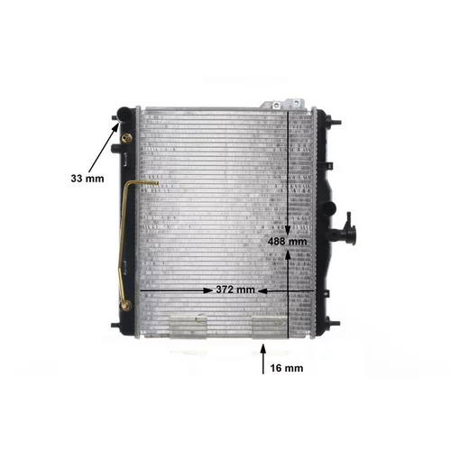 Chladič motora CR 1278 000S /MAHLE/ - obr. 11