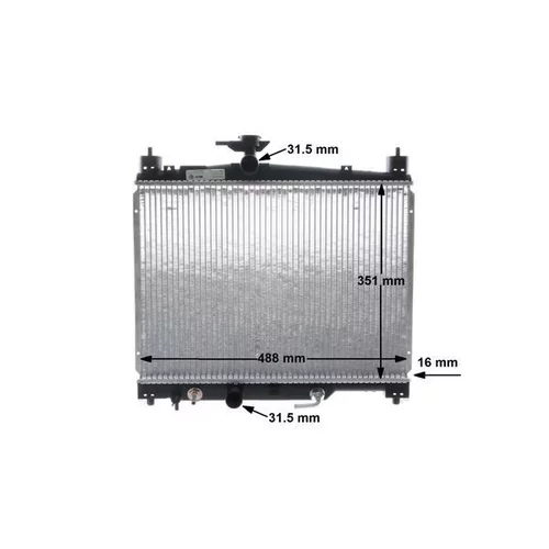 Chladič motora CR 1522 000S /MAHLE/ - obr. 17