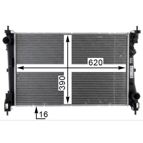 Chladič motora CR 1588 000P /MAHLE/ - obr. 17
