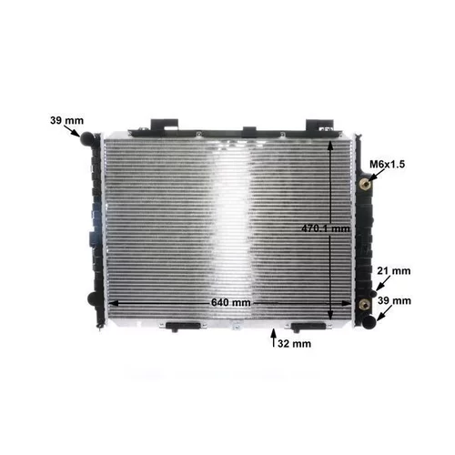 Chladič motora CR 2204 001S /MAHLE/ - obr. 11