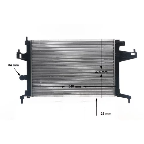 Chladič motora CR 389 000S /MAHLE/ - obr. 17