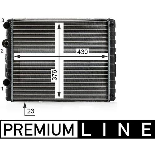 Chladič motora CR 42 000P /MAHLE/ - obr. 1