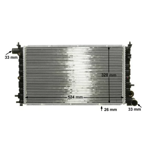 Chladič motora CR 430 000P /MAHLE/ - obr. 10