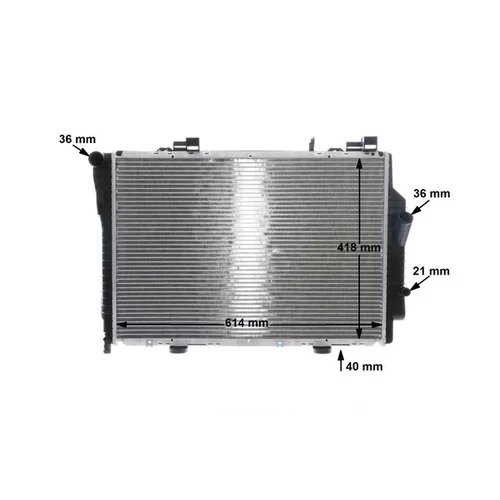 Chladič motora CR 485 000S /MAHLE/ - obr. 11