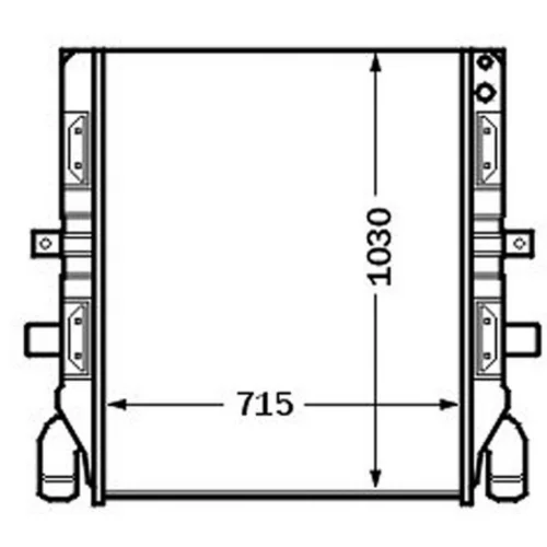 Chladič motora CR 759 000S /MAHLE/ - obr. 1