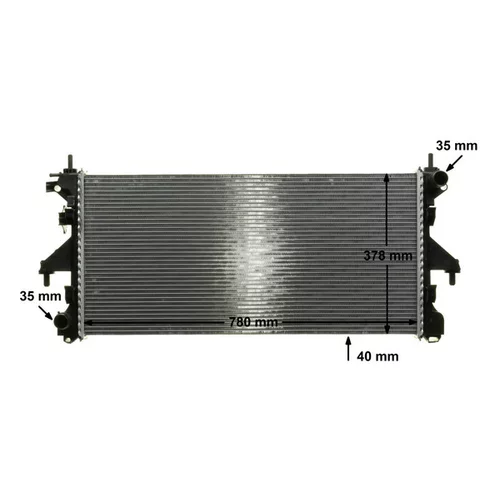 Chladič motora CR 887 000P /MAHLE/ - obr. 10