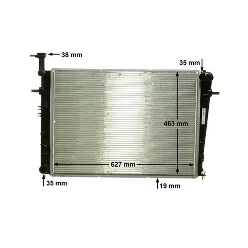 Chladič motora CR 908 000P /MAHLE/ - obr. 9