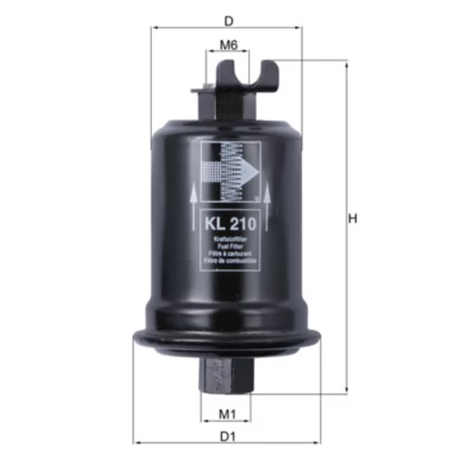 Palivový filter MAHLE KL 210