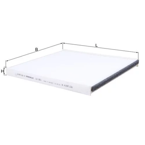 Filter vnútorného priestoru LA 851 /MAHLE/ - obr. 2