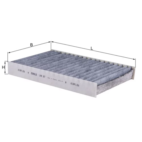 Filter vnútorného priestoru LAK 87 /MAHLE/ - obr. 2